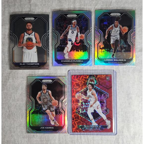 Panini NBA Trading Cards Lot of 23 Mosaic, Prizm, Optic NM In Penny Sleeves - Picture 4 of 6